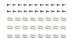 25 Belt Trim Molding Clips! For Classic Gm Olds Chevy Pontiac Buick Cadillac Etc. Fixed Price $38.00.