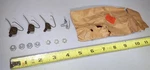 Nos 1960 Impala Belair Biscayne Front Fender Headlight Eyebrow Molding Hardware. Fixed Price $25.00.