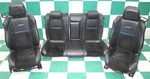 13' Challenger *wear* Srt Black Leather Heat Power Manual Buckets Backseat Seats. Fixed Price $859.74.