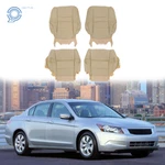For 2008-2012 Honda Accord Seat Cover Front Left&right Bottom&top Leather Tan. Fixed Price $68.49.