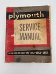 1946-47-48-49-50-51-52-53-54 Plymouth All Models Original Factory Service Manual. Fixed Price $30.00.