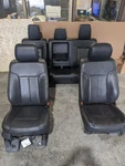 2011-2016 F250 Crew Lariat Leather Buckets Backseat Seats Set 1185506. Fixed Price $950.00.
