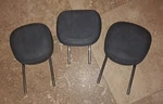 2014-2017 Fiat 500L Rear Seat Leather Head Rest Set Of 3 Black 2015 2016. Fixed Price $79.82.