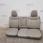 2010 Ford F150 Platinum Rear Seat Set Gray Leather With Fold Down Cup Holders. Fixed Price $306.00.