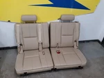 2014 Chevy Tahoe Rear Third 3RD Row Set Seats Tan Leather. Fixed Price $824.99.