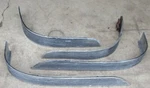 1954 Cadillac Fleetwood Int Front Seat Chrome Cast Trim (4 Pcs) Used Orig. Fixed Price $180.00.