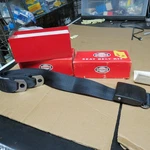 Nos 1965 1968 Ford Black Mustang Front Seat Belts Clam Set Rotunda Mint Falcon. Fixed Price $895.00.