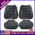 2015-2023 Ford Mustang Gt V6 V8 Front Bottom / Back Leather Seat Cover Black. Fixed Price $177.99.