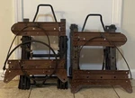 03-06 Jeep Wrangler Tj Both Front Seat Brackets Fold & Tilt Slide Riser Freeship. Fixed Price $316.20.