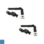 1967 Camaro Firebird Deluxe Front Seat Belt Pair Black. Fixed Price $309.99.