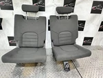 2005-2007 Nissan Pathfinder Rear 3RD Third Row Seats Cloth Graphite Nice Oem. Fixed Price $323.18.