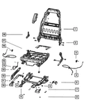 Genuine Mopar Front Seat Back Frame 68088756AB. Fixed Price $579.09.
