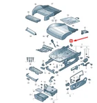 New Volkswagen Tiguan AD1 Front Seat Guide Rail Cover 510881347A9B9. Fixed Price $25.43.