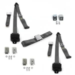 Dodge A100 Truck 1964-1970 Airplane 3PT Charcoal Retractable Bench Seat Belt Kit. Fixed Price $399.50.