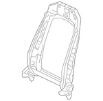 Genuine Volkswagen Seat Back Frame 3QF-881-046-F. Fixed Price $80.44.