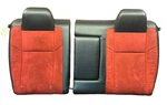 2015-2023 Dodge Challenger Black Leather Red Suede Rear Seat Back Oem. Fixed Price $328.50.