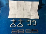 1952-1956 Ford Passenger Car Original Factory Seat Belt Brackets W/instructions. Fixed Price $149.99.
