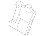 Genuine Nissan Seat Back Cushion Cover 88670-5EF1B. Fixed Price $918.08.