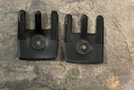 1976-81 Camaro Firebird Bucket Seat Adjuster To Floor Covers, New Pair. Fixed Price $30.00.