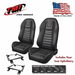 Tmi Pro Series Highback Bucket Seats, Brackets + Rear 1964-73 Mustang Fastback. Fixed Price $2914.19.