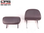 15-20 Audi A3 RS3 Rear Headrest Set Black Leather White Stitch Oem. Fixed Price $80.00.