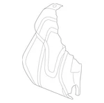 Driver Front Seat Upper Leather Cover Fits 11-15 Audi R8 1169239. Fixed Price $395.00.