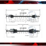 Front Cv Axle Joint For Kia Magentis 2.4L 2006 2005 2004 2003 2002 2001. Fixed Price $219.17.