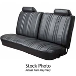 Pui 73XS10C 1973-1974 Nova 2 Door Rear Seat Upholstery, Black. Fixed Price $271.99.