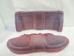 1989 Cadillac Brougham Oem Rear Seat Burgundy Cloth. Fixed Price $299.00.