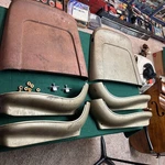 1967 68 Gm Bucket Seat Metal Backs Chevelle Gto Gs Skylark Cutlass 442. Fixed Price $350.00.