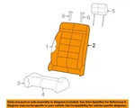 Chrysler Oem 17-18 Wrangler Jk Front Components-seat Back Cover 6DJ51XDBAB. Fixed Price $558.41.