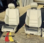 1999 - 2006 Bmw E46 330I Sedan Front Left & Right Sports Seats Gray Leather. Fixed Price $400.00.