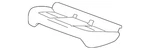 Genuine Gm Black Rear Seat Cushion Cover 42789722. Fixed Price $176.29.