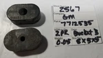 Oem Gm 7712535 Bucket Seat Bumper 1967 - 72 (package Of 2). Fixed Price $22.95.
