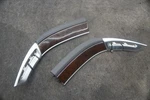 Rear Seat Outer Wood Leather Trim Panel Molding 2226945582 Mercedes S600 W222. Fixed Price $63.99.