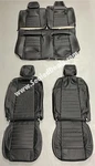 Custom Ford Mustang Coupe Black Leather Seat Covers 2013-2014 Gt V6 Pearl Stitch. Fixed Price $1184.98.