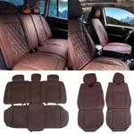 Universal Brown Pu Leather Car Covers 04 Style Front& Rear 5 Seats Full Set. Fixed Price $79.99.