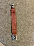 1981-1988 G-body Cutlass Monte-carlo Regal Rear Seat Belt Buckle Burgundy E625. Fixed Price $25.00.