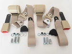 Automatic 3-POINT Beige Set For Mercedes 107 / Slc, New. Fixed Price $129.31.