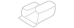 Genuine Volkswagen Ft End Track Cover 510-881-347-A-4PK. Fixed Price $7.70.