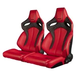 Braum Orue Series Racing Seats Red/black Leatherette With & Stitchin. Fixed Price $899.99.