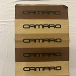 1985 Chevy Camaro Detroit Oem Auto Interior Cloth 17.5 X 13 Tan Brown Seat. Fixed Price $75.00.
