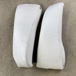 Oem Bmw E36 Rear Seat Bolsters Dove Grey Leather Coupe Left Right Pair Nice. Fixed Price $89.99.