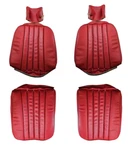 Fits Mercedes W113 Pagoda 250SL 230SL 1963-71 Red Vinyl Seat Covers Replacement. Fixed Price $657.06.
