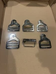Lot Of Genuine Ford BN2313 BN-2313 Seat Belt Mounting Brackets 1959 1964. Fixed Price $55.00.