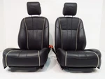 2010 2015 Jaguar Xj-l (X351) Black Leather Heated & Powered Front Seats. Fixed Price $1284.00.