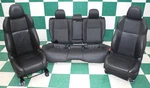 18' Wrx *wear* Carbon Black Leather Power Manual Front Buckets Backseat Set. Fixed Price $971.84.
