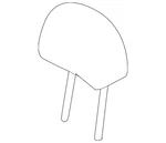 Genuine Hyundai 2011 Equus Headrest 88700-3N010-WIR. Fixed Price $1104.83.