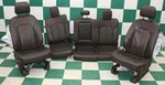 16' F150 Crew *wear* King Ranch Brown Leather Heat Cool Buckets Backseat Seats. Fixed Price $2089.99.