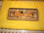 Mercedes R107,W124,126,201 Lighted Sun Visor Parchmet Inner Oem Insert ,type. Fixed Price $96.99.